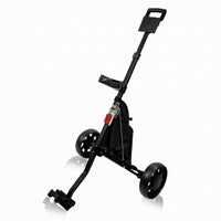 2-Wheel Golf Push Trolley Compact Golf Push Cart Trunk Friendly Smooth Rolling for Golfers