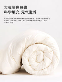 五星级酒店同款大豆纤维被子秋冬被保暖抑菌被芯夏季凉被四季通用