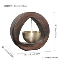 多巴胺门铃吸门式入户风铃进门开门提醒铃铛乔迁礼物冰箱磁吸挂饰