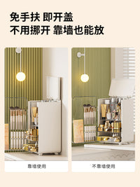 化妆品收纳盒防尘桌面护肤品收纳盒柜香水置物架梳妆台化妆盒抽屉