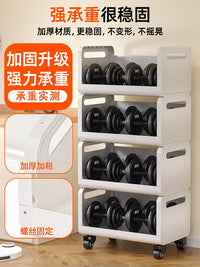 TidyHome厨房菜篮子置物架多层落地蔬菜多功能收纳放菜蔬果小推车 特厚大号黑色40厘米四层【4层高】