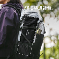 Naturehike挪客户外徒步超轻折叠桌轻量化便携野外露营野炊小桌子 黑色【X结构支撑/速开式安装/轻约300g】