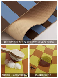 午后柏林复古入户门槛石地垫超窄长条浴室卫生间进门口吸水防滑垫 15cm*80cm B