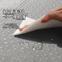 可折叠瑜伽垫便携加厚男士健身运动垫子加宽加大家用防滑午休地垫