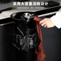 商用大容量拼接粉高渣桶咖啡机废渣盒立式长筒形粉渣盒吧台敲渣盒