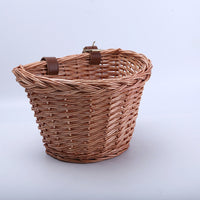 Wicker Bike Basket Front Basket Shopping Basket for Bicycles and Children's Bikes