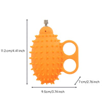 Adjustable Resistance Hand Grip Training Ball Inflatable Rehabilitation Ball with Finger Loop Portable Ergonomic for Rehabilitation Patients, Athletes