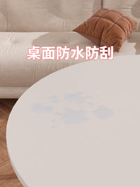 折叠桌子家用小户型餐桌简易饭桌阳台小桌子户外便携摆摊吃饭圆桌 木纹白+黑架80*40*43