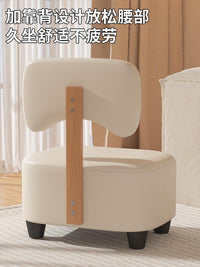小凳子家用矮凳换鞋凳小板凳小椅子结实耐用靠背高级感客厅软坐垫