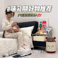 喂奶踩脚凳神器座椅婴儿宝宝防吐奶斜坡孕妇坐抱喂脚踏哺乳凳椅子 双层蓝白色【防吐奶 抱喂不累脚】