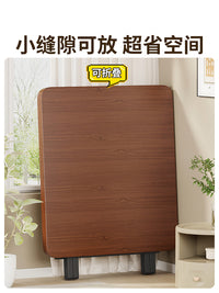 折叠桌方桌简约便携户外摆摊桌子饭桌简易餐桌家用长方形吃饭小号 黑石纹70*70*50【加厚桌面-黑烤漆腿】