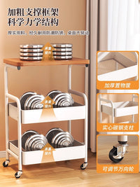 沙发边几小桌子现代客厅可移动茶几卧室床头小推车零食收纳置物架