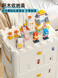 Babyview儿童玩具收纳箱大容量家用零食积木整理箱宝宝衣服储物盒
