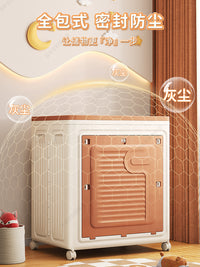 儿童玩具收纳箱家用大容量超大整理神器翻盖毛绒娃娃收纳框储物箱
