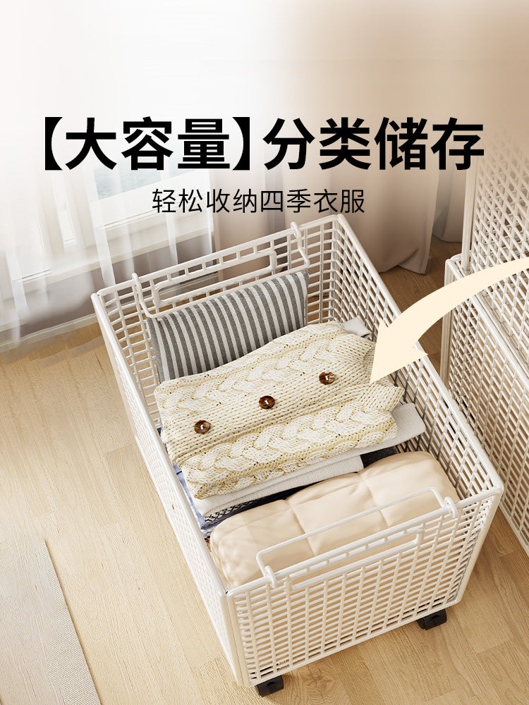 可移动大容量衣服收纳箱家用装衣服篓浴室脏衣服收纳筐脏衣篮神器