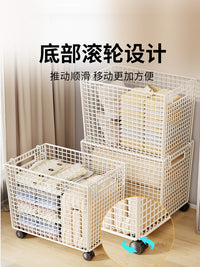 可移动大容量衣服收纳箱家用装衣服篓浴室脏衣服收纳筐脏衣篮神器