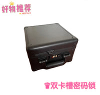 包顺丰手提PSA评级卡BGS球星卡收纳箱宝可梦游戏王万智牌PTCG密码 双卡槽密码锁款