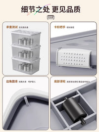 佳帮手密封收纳箱家用大容量特大号衣服玩具整理盒塑料加厚储物箱