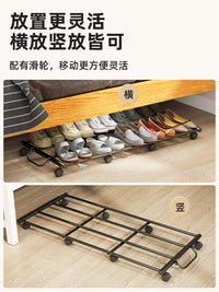 床底收纳箱床底托架置物架可移动宿舍抽拉式扁平储物箱抽屉大学生
