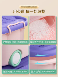 玩具收纳箱收纳家用宝宝衣服带滑轮储物箱儿童零食书本整理储物盒 晴空蓝 【特大号】（58*38*30cm）⭐热卖⭐