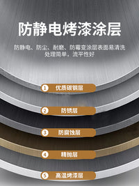 电脑主机托架可移动机箱支架底座带家用台式办公室滑轮置物架托盘 伸缩款-加厚白【1.5mm精选冷轧钢】万向轮刹车款