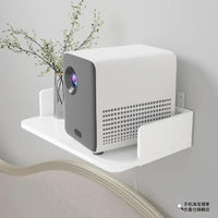 wifi路由器机顶盒免打孔置物架投影仪支架床头壁挂托盘小型投影机 坦克升级款