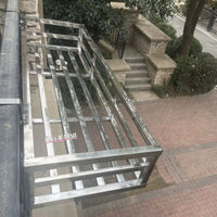 窗台阳台花架种菜花盆架悬挂式花架壁挂吊兰架高层不锈钢户外用 长100宽35总高16cm默认7cm宽挂钩