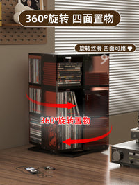 可旋转cd置物架PS4游戏碟片桌面整理架专辑光盘展示架绘本架书架