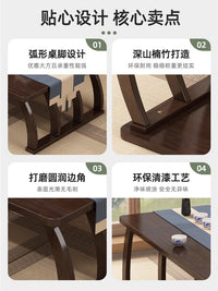 飘窗小桌子炕桌家用榻榻米茶桌新款非实木茶几现代小型多功能茶台 胡桃色80弧形桌