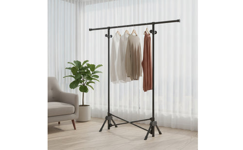 Collapsible Foldable Clothes Rack Freestanding Folding Garment Rack Compact Stable for Bedroom, Balcony