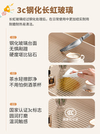 小茶几边几可移动茶几沙发边柜阳台茶桌带轮高级感卧室铁艺床头柜