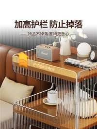 亚克力床头柜家用卧室小型床边柜轻奢高级感创意小桌子简易小边几