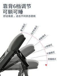 午休折叠床办公室工位睡觉神器单人行军躺椅加固简易陪护午睡小床