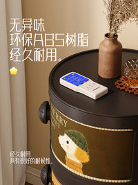 美世达中古风沙发边几可移动茶几客厅小桌子高级感创意床头侧边柜