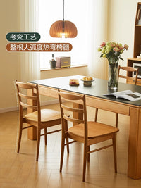 实木餐椅北欧家用日式靠背椅樱桃木书桌椅现代简约餐桌办公椅椅子