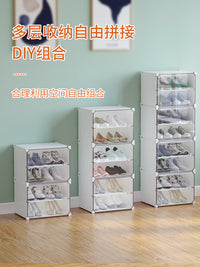 鞋架宿舍小型室内收纳好看多层省空间家用入户门口不占空间小鞋柜