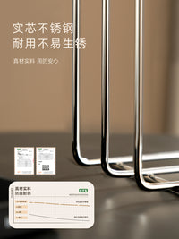 抹布沥水架不锈钢家用收纳窄边挂洗碗布海绵窗台专用厨房晾抹布架 【立省5元】2个装-多球胡桃木色