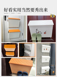 门后鞋架壁挂式免打孔拖鞋架子收纳神器宿舍鞋盒置物家用门上鞋柜 【❤亏本冲量】1个装（纯白色）
