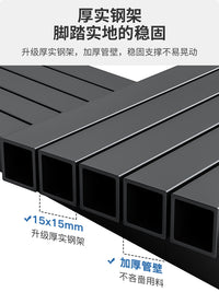 架子置物架多层落地小型办公室快递储物收纳架阳台厨房杂物架靠墙