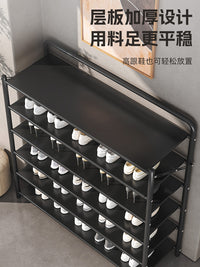 鞋架多层家用入户门口置物架2025新款免安装折叠不占空间简易鞋柜