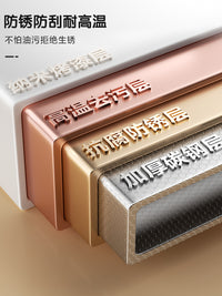 碗碟收纳架密封防尘碗筷餐具收纳盒碗盘箱带沥水厨房放碗柜置物架 黑色双层加长款【套装】容量升级✅加粗碳钢