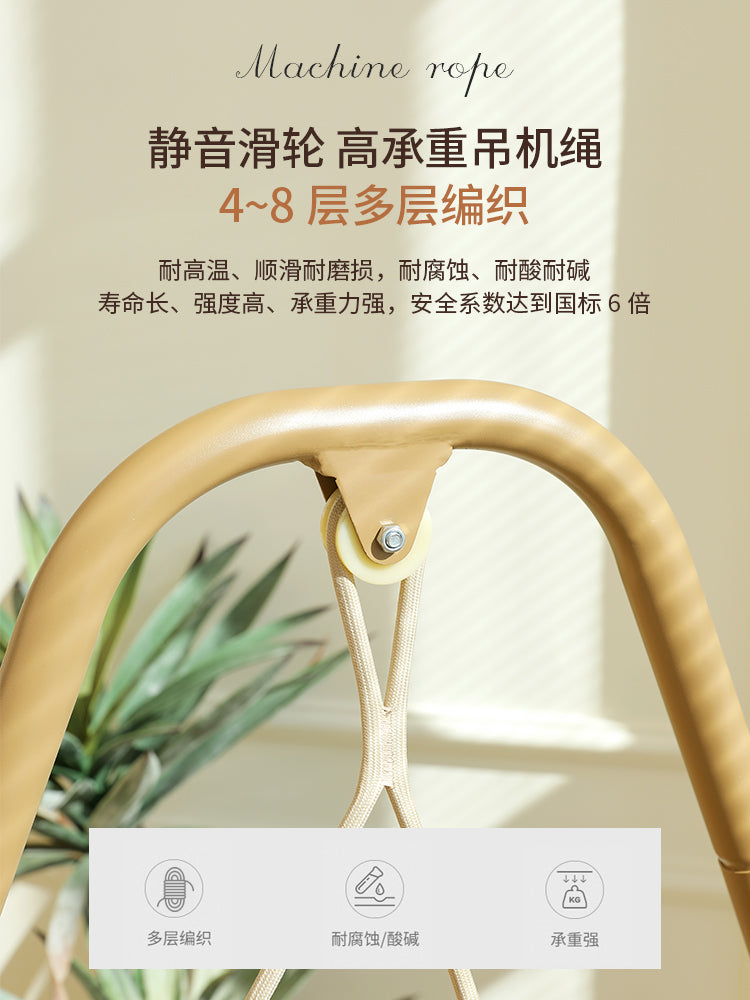 阳台秋千吊椅网红休闲荡秋千吊篮单人摇篮椅室外花园吊床椅秋千椅