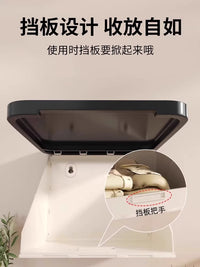 浴室壁画收纳箱卫生间放衣服神器防水免打孔壁挂折叠收纳柜置物架