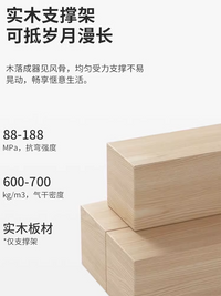 边桌可移动沙发边几客厅家用小桌子置物架阳台小茶几卧室床边桌 【外贸款】原木40*40*63CM⭐升级加固，用料更足