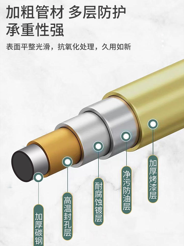 进门收纳神器衣帽架家用门后墙上落地入户挂衣架卧室衣服架置物架 挂篮款-白色【送固定贴+膨胀钉】