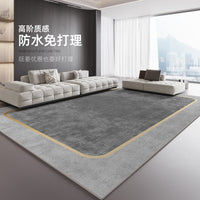 地毯客厅2025新款轻奢高级感房间卧室免洗可擦家用沙发茶几地垫大 160*230cm 【不掉毛 不起球】 19331