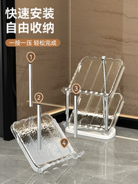 简易鞋架透明家用鞋子收纳神器入户门拖鞋架超窄门口小型鞋柜多层 透灰色6层【加粗不锈钢⚡稳定不倒】