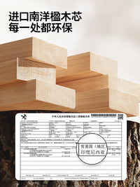 爱果乐床边桌可移动电脑桌家用办公书桌学生学习桌实木可升降桌子