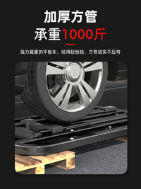 手推车拉货折叠搬运车家用小拉车平板车便携行李快递小拖车拉杆车 4轮固定款【37*52cm】载重400斤