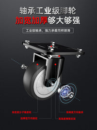 手推车拉货折叠搬运车家用小拉车平板车便携行李快递小拖车拉杆车 4轮固定款【37*52cm】载重400斤